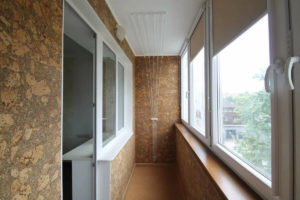 отделка балкона панелями МДФ в Ступино